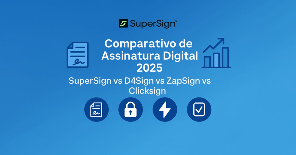 Comparativo SuperSign vs D4Sign ZapSign Clicksign 2026: preços, planos ...