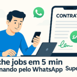 Freelancer fecha contrato digital pelo WhatsApp em 5 minutos com SuperSign