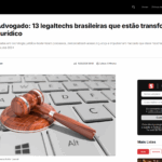 Legaltech para advogados: SuperSign é destaque na Startups no Dia do Advogado — balança da justiça e contrato digital com IA