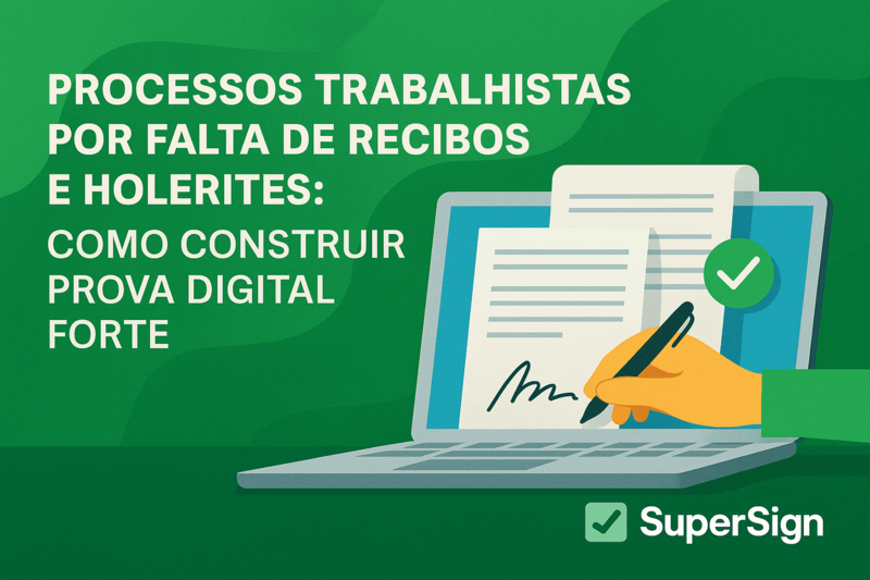 Processos trabalhistas falta de recibos e holerites e a importância de recibos digitais e prova digital forte para o RH