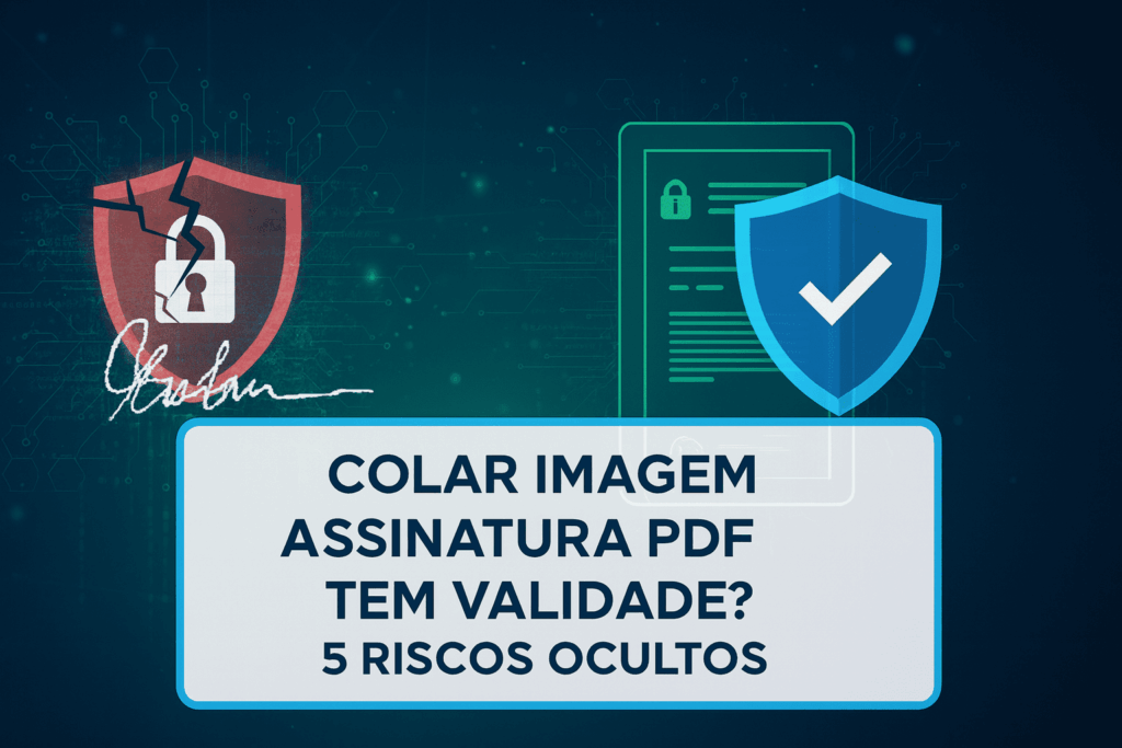 Colar imagem de assinatura em PDF tem validade jurídica? Entenda 5 riscos ocultos e por que usar assinatura digital segura na SuperSign